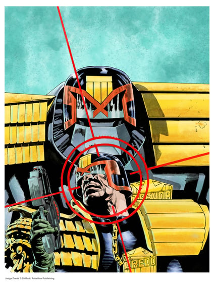 Image of JUDGE DREDD LIMITED EDITION PRINT