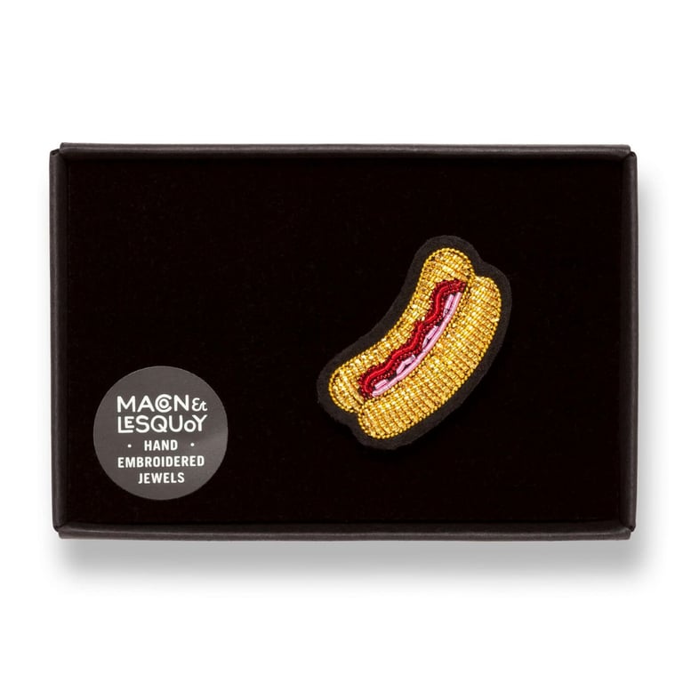 BROCHE BRODÉE FOOD - MACON & LESQUOY  (PLUSIEURS MODÈLES) Image 11