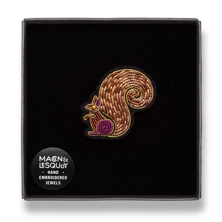 BROCHE BRODÉE ANIMAL - MACON & LESQUOY (PLUSIEURS MODÈLES) Image 13