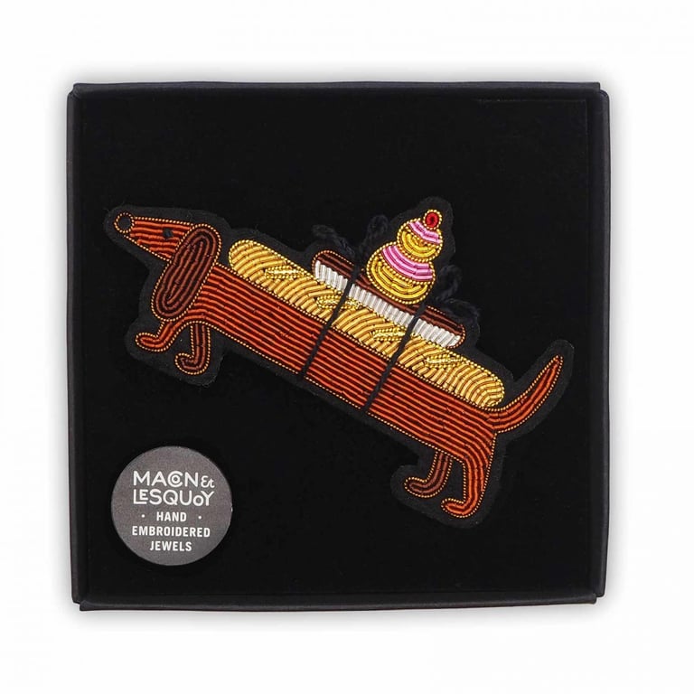 BROCHE BRODÉE ANIMAL - MACON & LESQUOY (PLUSIEURS MODÈLES) Image 14