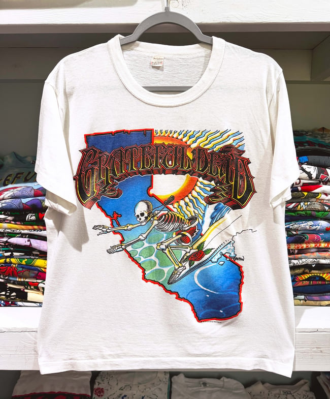 Grateful Dead 1985 Cali Surfer T-Shirt - Size L⠀