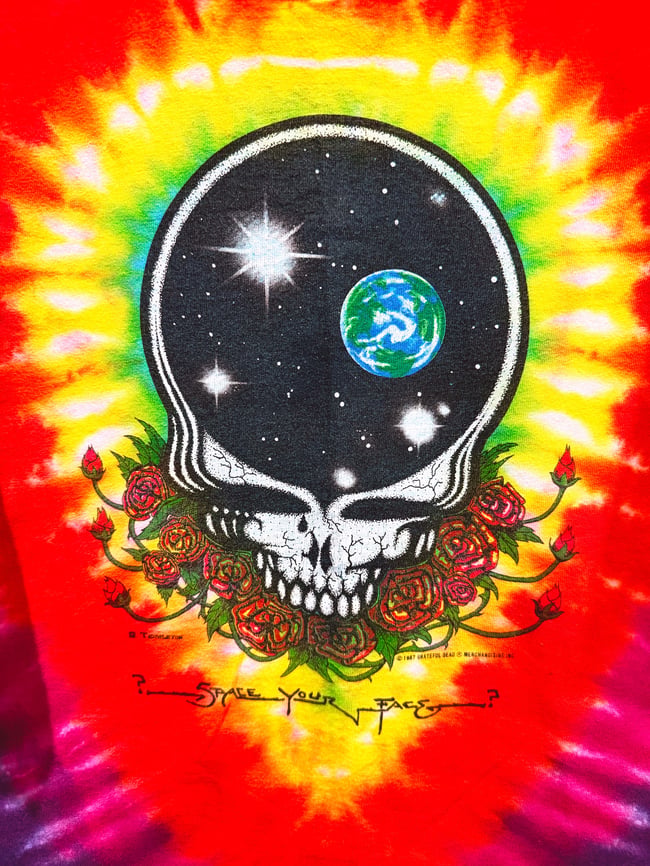 Grateful Dead 1987 Space Your Face T-Shirt - Size XL⠀