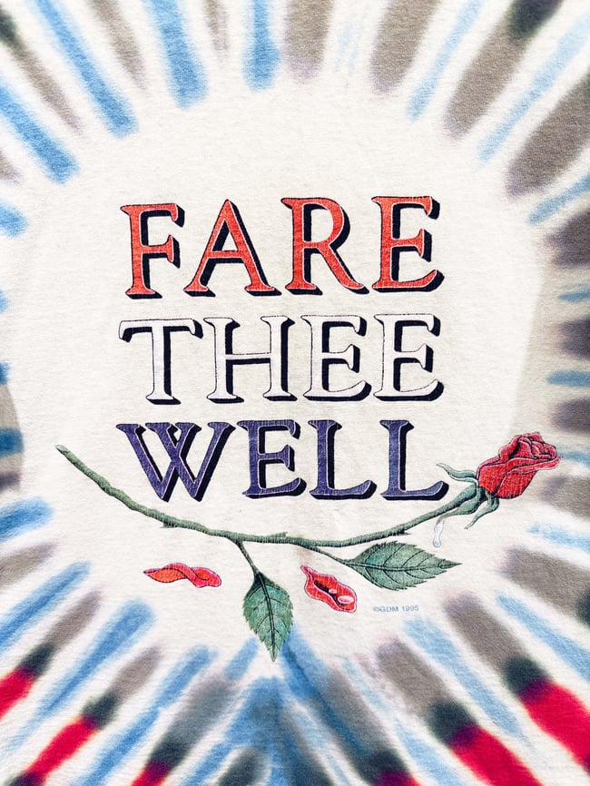 Grateful Dead 1995 Fare Thee Well T-Shirt - Size L⠀