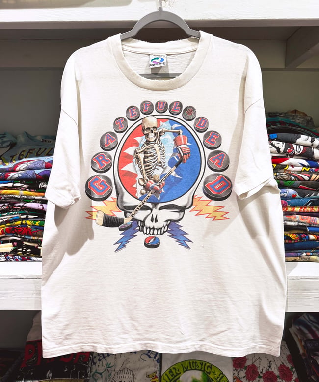 Grateful Dead 1994 Minglewood Hockey T-Shirt - Size XL⠀