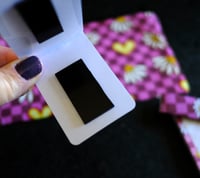 Image 3 of Colorful Handmade Matching Set, checkered, daisy, pink, gift, zipper, book, lanyard, notepad, key