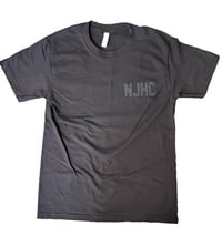 Image 1 of NJHC T- Shirt BLACK ON BLACK 