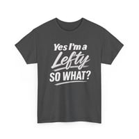 Image 5 of Yes I’m a Lefty T‑Shirt, Funny Left‑Handed Pride Tee for Southpaws, Unisex Lefty Graphic Shirt