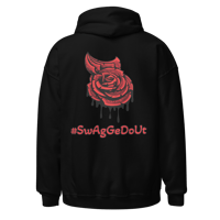 Image 2 of Swagged Out Rose Hoodie/Short Set