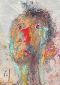 Image 2 of Vivid - Sketchbook Drawing in Charcoal, Soft Pastels and Acrylic Paint on Paper 