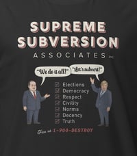 Image 3 of Supreme Subversion Associates inc. T-Shirt