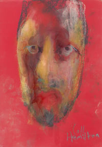 Image 2 of It's A Quick Sketch  - Sketchbook Drawing in Soft Pastels and Charcoal on Paper 