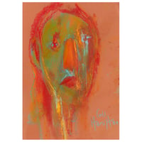Image 1 of April- Sketchbook Drawing in Soft Pastels on Paper 