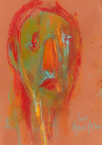 Image 2 of April- Sketchbook Drawing in Soft Pastels on Paper 