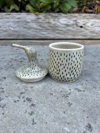 Image 2 of Bird friend lidded pot