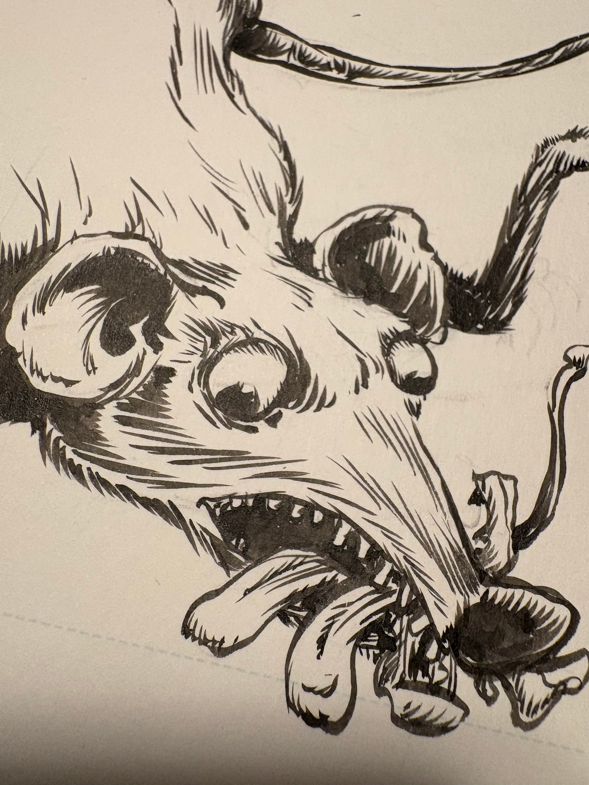 Image of Civil rats album cover original art