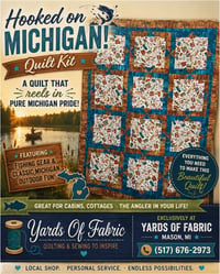 Image 1 of Hooked On Michigan Quilt Kit