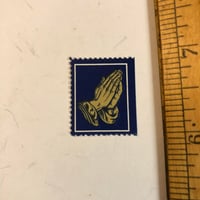 Image 1 of Vintage praying hands stamp 