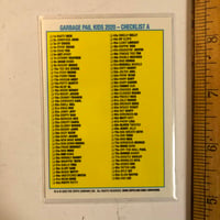 Image 2 of Tattoo Lou Garbage Pail Kids blue metallic 