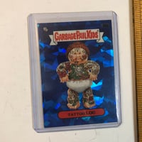 Image 3 of Tattoo Lou Garbage Pail Kids blue metallic 
