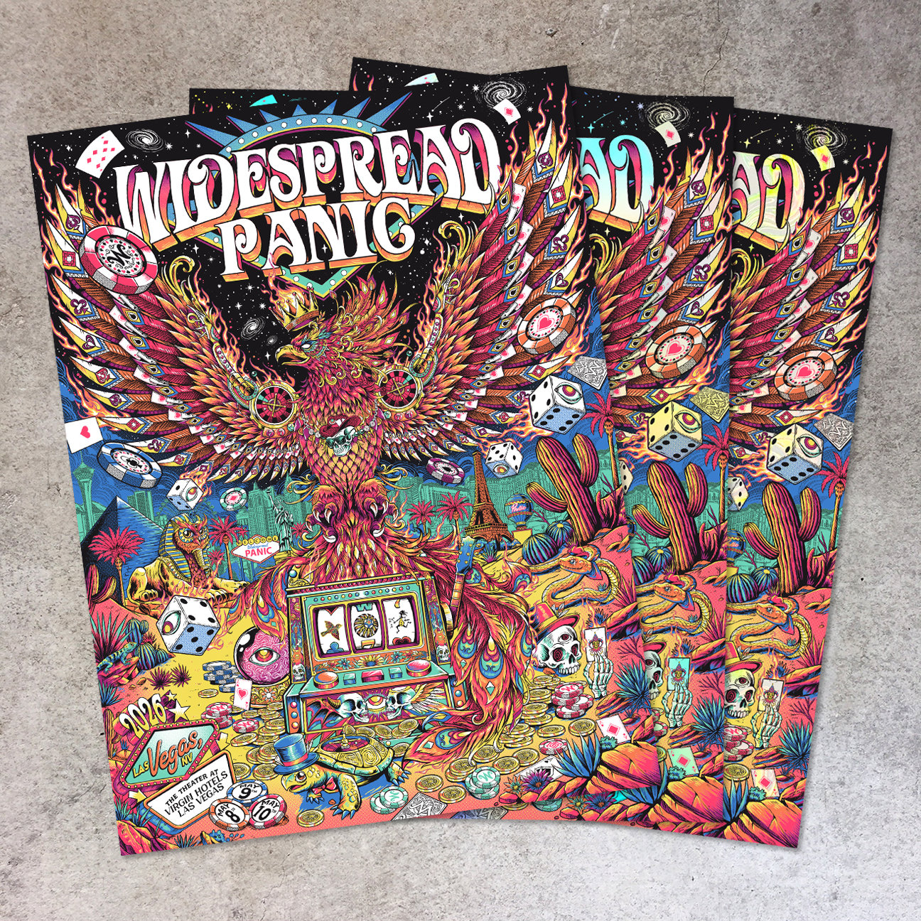 F4D Studios — Widespread Panic Vegas Posters