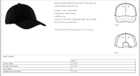 Image 3 of Pigment-dyed embroidered Dad Cap - Black