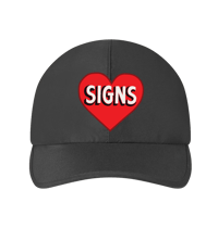 Image 1 of Pigment-dyed embroidered Dad Cap - Black