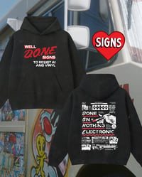 Image 1 of Well D.O.N.E. Signs - Black hoodie