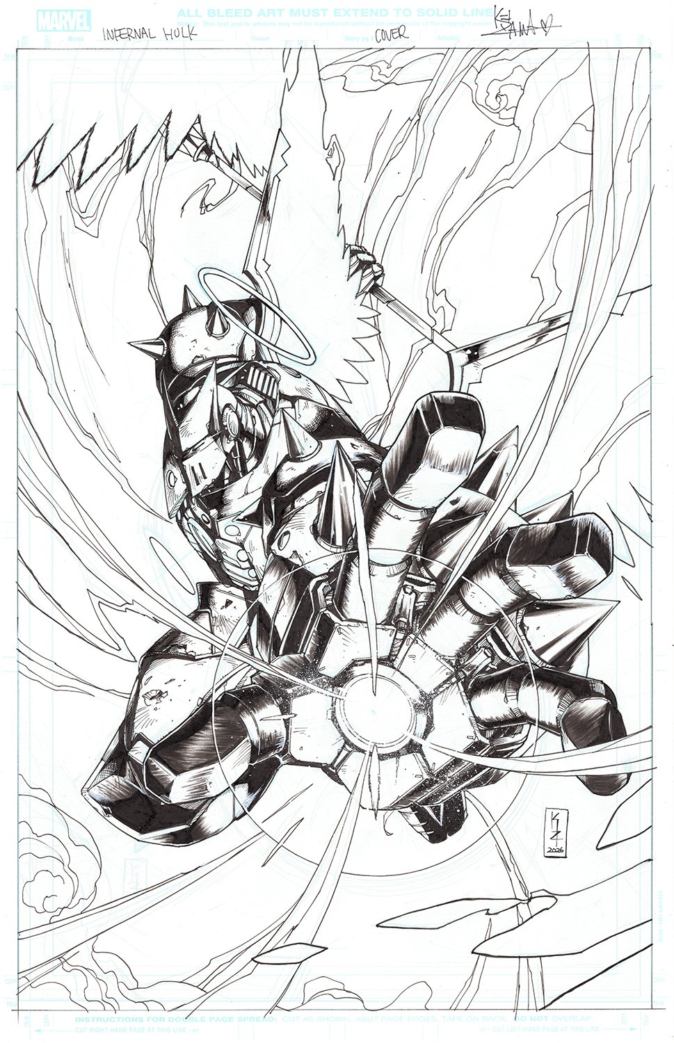 Image of Infernal Hulk #6 cover