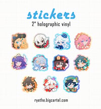 [genshin] holographic sticker