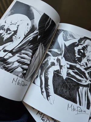 Image of BLEEDING INK. A sketchbook by Mike Perkins