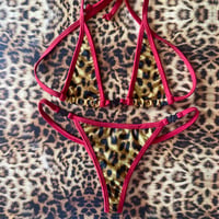 Image 1 of ⋆˙⟡ ⋆.˚ leopard and red various sizes₊⟡ ⋆