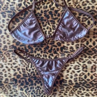 Image 1 of ⋆ ˚｡⋆୨♡୧ small t-back g and small regular cup ⋆ ˚｡⋆