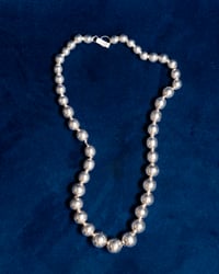 Image 2 of Vintage Ball Necklace 