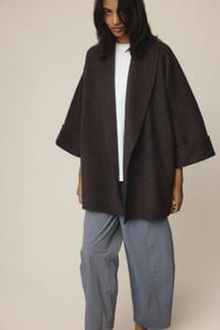 Image 4 of marle wes coat tapenade