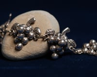 Image 2 of Vintage Grape Link Bracelet