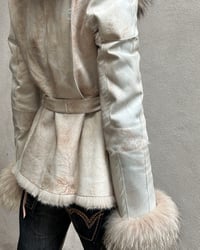 Image 5 of BEIGE LEATHER AND FUR JACKET