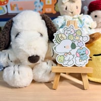 Image 2 of Pup Sewing Art Print + Pup & Creatures Sticker