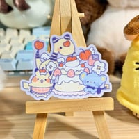 Creature Vday Cake - Sticker