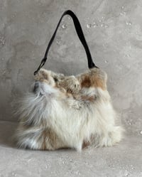 Image 2 of NATURAL FUR AND LEATHER BAG