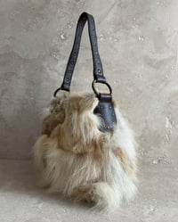 Image 3 of NATURAL FUR AND LEATHER BAG