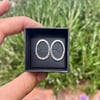 Medium Hoop Detailed Studs