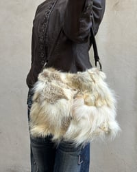 Image 7 of NATURAL FUR AND LEATHER BAG