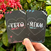 Image 4 of Foiled Jirai Kei Miku & Teto Vocaloid Photocards