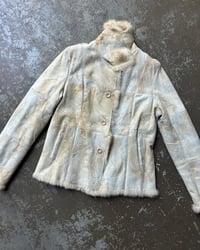 Image 4 of BEIGE LEATHER AND FUR JACKET NO. 2