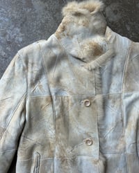 Image 5 of BEIGE LEATHER AND FUR JACKET NO. 2