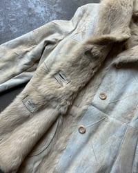 Image 11 of BEIGE LEATHER AND FUR JACKET NO. 2