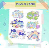 Migu x Tama - Sticker Sheet