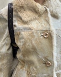 Image 3 of BEIGE LEATHER AND FUR JACKET NO. 2