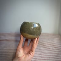 Image 4 of Round Vase in Green
