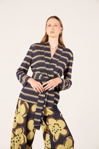 Image 3 of CARDIGAN MARYLIN CHEVRON GALASSIA